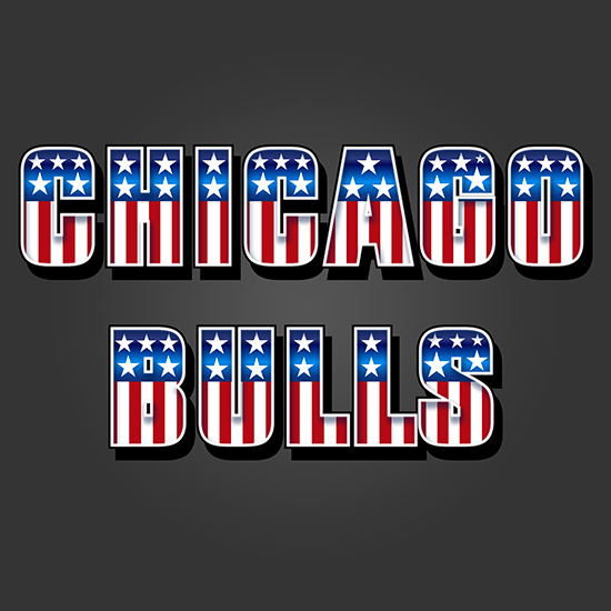 Chicago Bulls American Captain Logo iron on paper